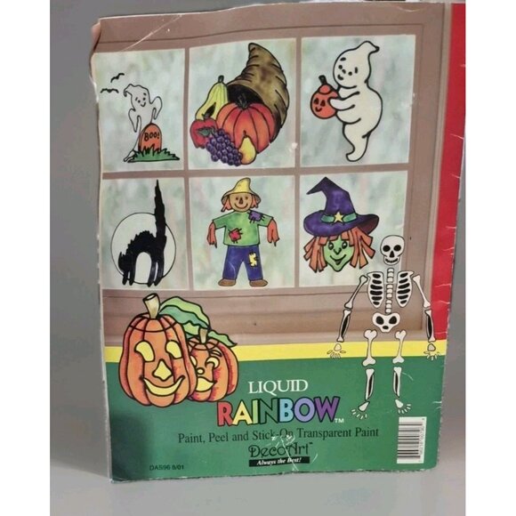 Liquid Rainbow Pattern Book Stained-glass, Suncatchers, Christmas Ornaments - Picture 2 of 7